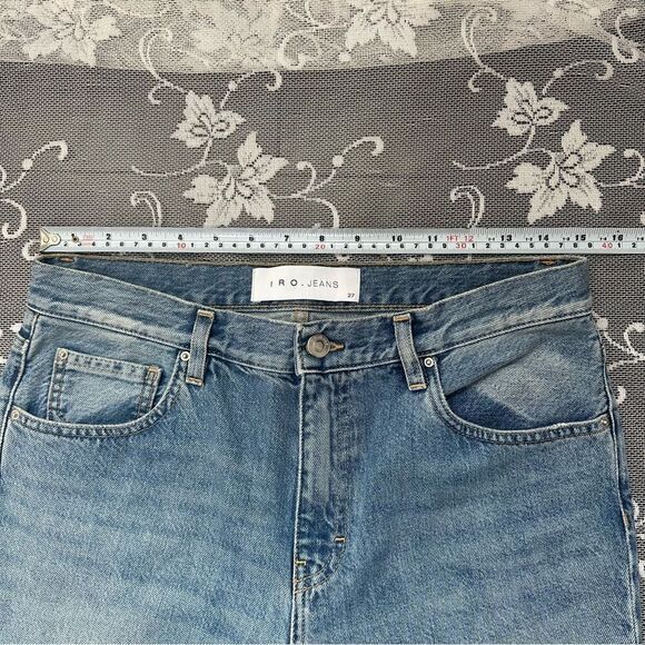 IRO Fitte Freya Cropped Flare Denim Jeans Sz 27 - Picture 9 of 12